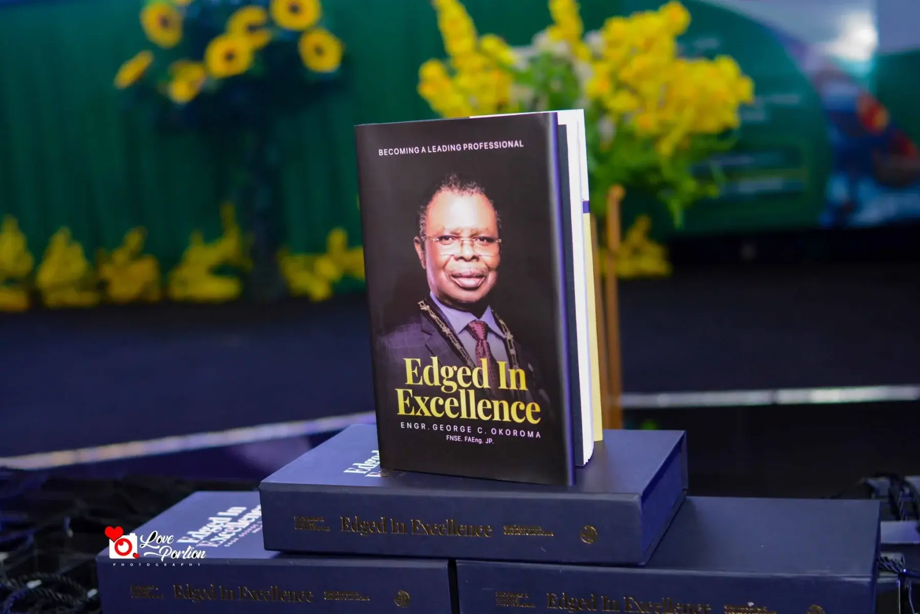 Edged in Excellence displayed at its book launch